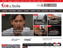 Tablet Screenshot of ecodisicilia.com